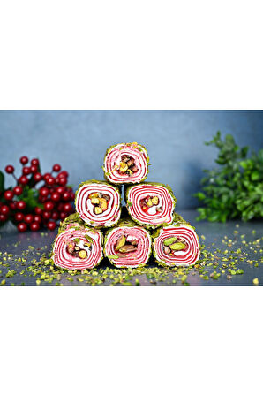 Tadım Dünyası File Fıstıklı Narlı Special Sarma Türk Lokumu 500 gr