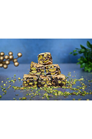Tadım Dünyası Kadayıflı Çikolatalı Fıstıklı Baklava Türk Lokumu 500 gr