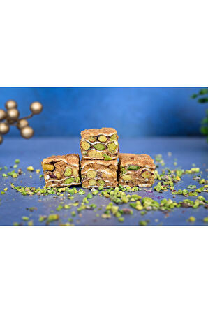 Tadım Dünyası Lotus Fıstıklı Kremalı Baklava Türk Lokumu 500 gr