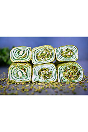 Tadım Dünyası Toz Fıstıklı Elmalı Special Sarma Türk Lokumu 500 gr