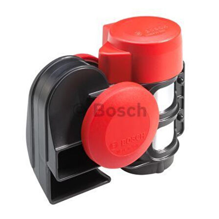 Unıversal Truck Ferrarı Korna 24v 240w 520 660hz Cap:115mm 115db Kirmizi Siyah Set - Bosch 0986320401