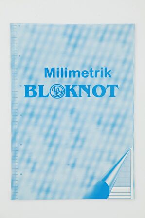 Dilman Milimetrik Blok Defter A4 Mavi 