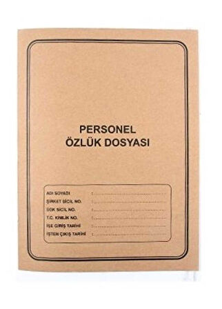 Dilman Personel Özlük Dosyası Askılı 4lü Dosya