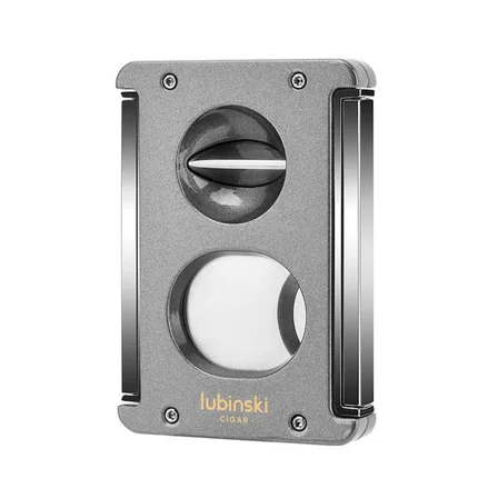 Lubinski Sehpalı-Delicili Premium Puro Kesici Lazer Bıçak Double Cutter Gri (60Ring)