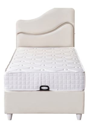 Baza Seti, Merry Ledli Tek Kişilik Baza Başlık Maxi Yatak Seti, 90x190 cm