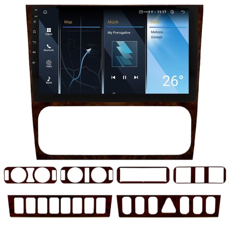 Mercedes Benz C Serisi W202 Android Multimedya Sistemi (1992-2000) CRV-4937XA