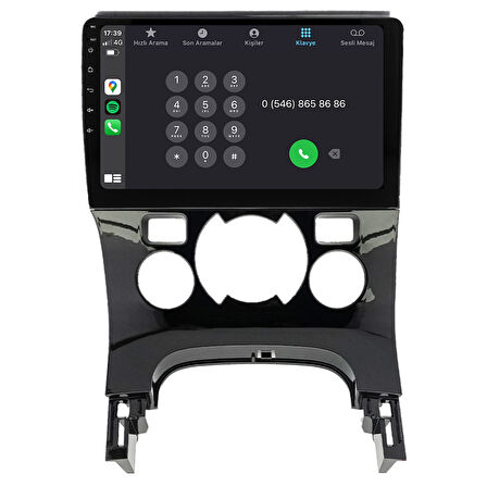 Peugeot 3008 Android Multimedya Sistemi (2009-2016) CRV-4070X Dijital Klima