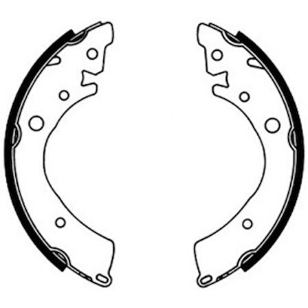 Honda Fren Balatası Arka Kampana CIVIC V 91-95 CIVIC VI 95-01 CIVIC VII 01-05 Hr-V 98-> Logo 99-02 (200×36 - Braxıs Ac0142