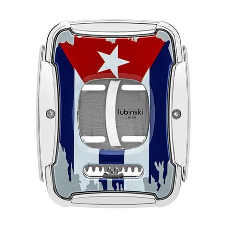 Lubinski Cuba Flag Kılıflı Kare Puro Kesici (60Ring) LB-329