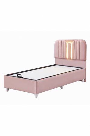 Baza Seti, Porto Ledli Tek Kişilik Baza Başlık Maxi Yatak Seti - 90x190 cm
