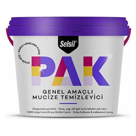 KALİTE SELSİL Pak Genel Amaçlı Mucize Temizleyici