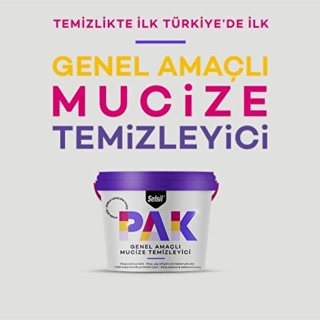 KALİTE SELSİL Pak Genel Amaçlı Mucize Temizleyici