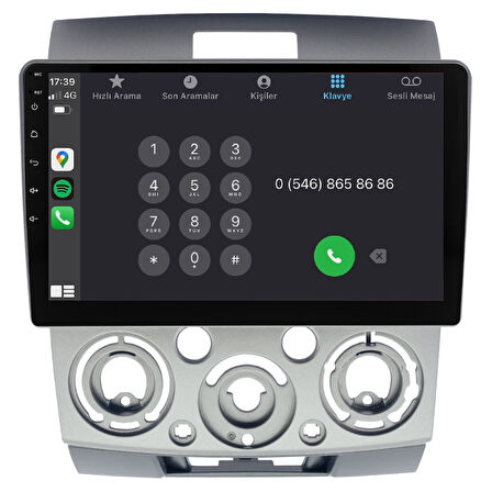 Ford Ranger Android Multimedya Sistemi (2009-2011) CRV-4128XR