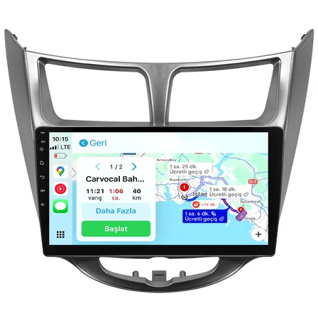 Hyundai Accent Blue Android Multimedya Sistemi (2011-2017) CRV-4260XR Gri Çerçeve
