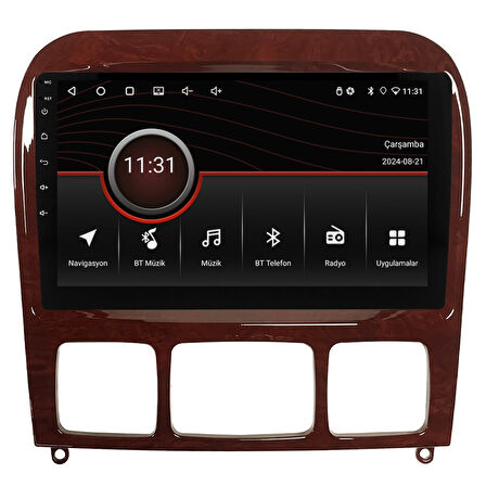 Mercedes S Class W220 Android Multimedya Sistemi (1999-2005) CRV-4346XR