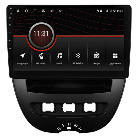 Peugeot 107 Android Multimedya Sistemi (2005-2014) CRV-4844XR