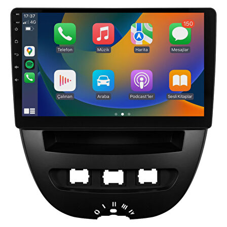 Peugeot 107 Android Multimedya Sistemi (2005-2014) CRV-4844XR