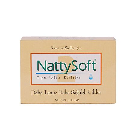 Nattysoft Akne ve Sivilce İçin Temizleme Kalıbı 100 Gr