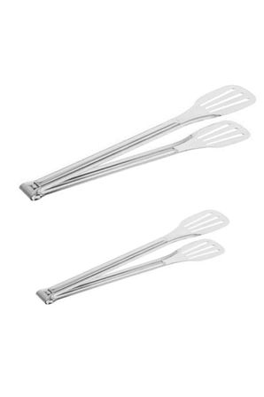 Paslanmaz Çelik Krom Et Mangal Maşası 33 Cm Boyu