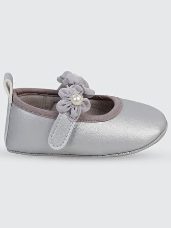 Starteach Kız Bebek Patik 17-19 Numara Gri