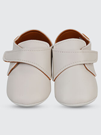 Funny Baby Erkek Bebek Patik 17-19 Numara Krem