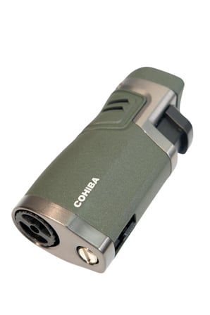 Cohiba 4 Torch Pürmüz Delicili Haki Metal Puro Çakmağı - TR9492