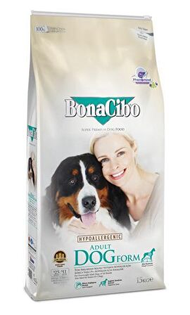 15 Kg BonaCibo Adult Dog Form Form Tavuklu Pirinçli Hamsili Yetişkin Köpek Maması