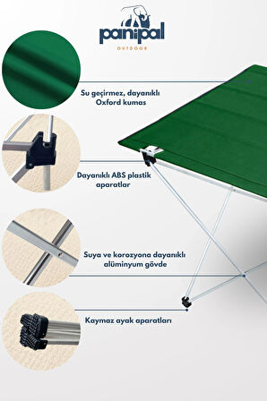 Katlanabilir Kamp ve Piknik Masası, Omuz Askılı Taşıma Çantası ile