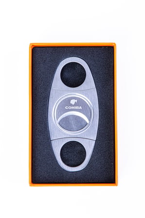 Cohiba 80 Ring Gümüş Metal Puro Makası Kesici - TR8302