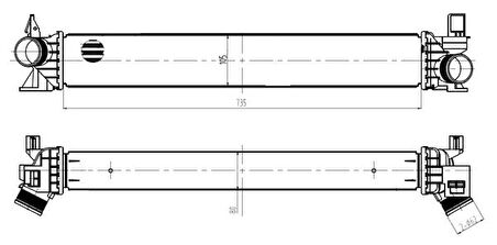 Fiat Turbo İntercooler Radyatoru Boxer III Jumper III 2,2hdi / 3,0hdi E5 12> Ducato İii> 2,3jtd / 3,0jtd - Nrf 309034