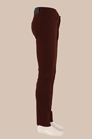 Slim Fit Yıkamalı Pantolon