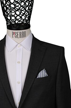 Slim Fit Antrasit Rengi Ceket
