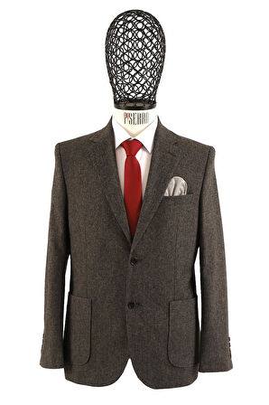 Slim Fit Erkek Tek Ceket