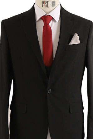 Yelekli Takım Elbise Slim Fit