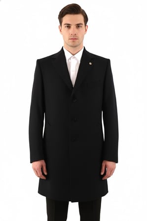 Erkek Slim Fit Kaban