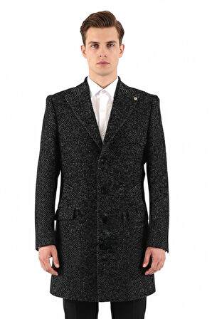 Erkek Slim Fit Kaban