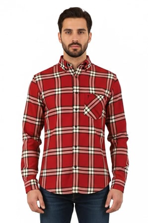 Kareli Regular fit Erkek Oduncu Gömleği