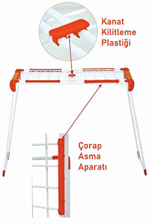Harbinger MM900 BESTA Çamaşır Kurutma Askısı *Ekstra Uzun, *Ekstra Geniş