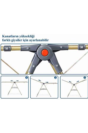 Harbinger MM041 Apex Gold Çamaşır Kurutma Askısı