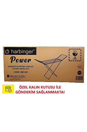 Harbinger MM028 POWER Kalın BORULU Ekstra Kurutma Kapasiteli Çamaşır Askısı