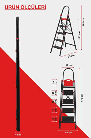 Devecioğlu 5 Basamaklı Star Geniş Basamaklı Merdiven