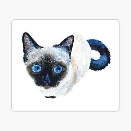 UFak Bebek Kedi Araba Oto Sticker Etiket Renkli E7