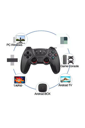 KM-029 2.4g Kablosuz Android PS3/PC/TV kutusu/Akıllı Telefon Oyun Joystick