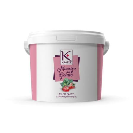 Krater Çilek Dondurma Paste 3 Kg