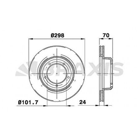 Land Rover Fren Diski On Defender - Braxıs Ad0282