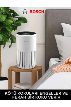 Bosch 62,5 m² Aktif Karbon ve HEPA Filtreli Evcil Hayvan Tüyü Koku Giderici Hava Temizleyici