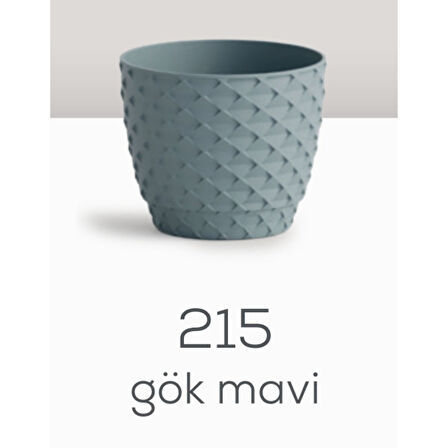 Serınova Kapadokya Saksı 3 No Gokmavi