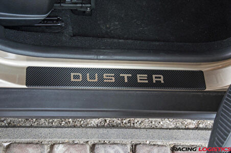 DUSTER Karbon Kapı Eşiği Koruma Sticker (4 Adet)