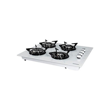 Luxell Beyaz Cam Set Üstü Ocak (40-TSHDF Oval )