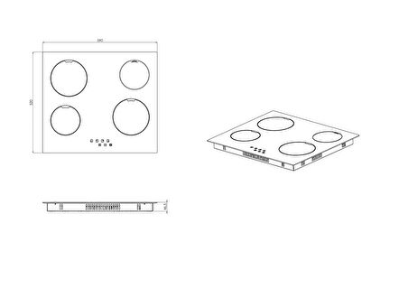 V6-04T(Ö.CAM(VİTROSERAMİK)ANK.SİY LUXELL